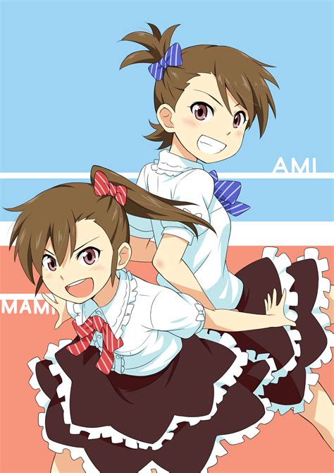 futami mami and futami ami (idolmaster and 1 more) drawn by cutefreak