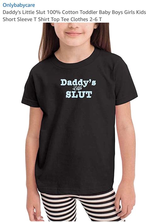 'Daddy's Little Slut' children's T-shirt removed from Amazon