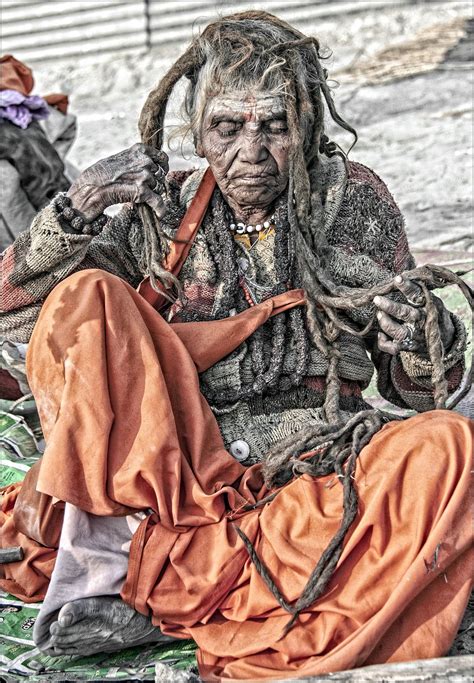 https://flic.kr/p/zDiHDJ | INDIA7329 | A female Sadhu a SADHVI ...