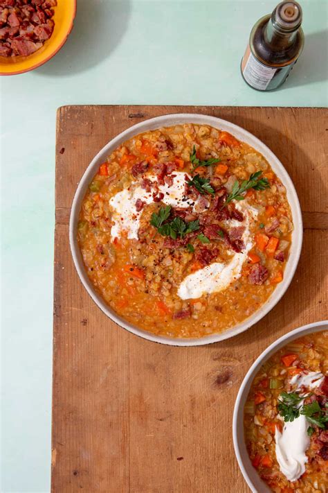 Easy Bacon & Lentil Soup – Beat The Budget