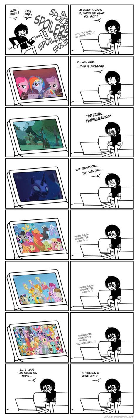 MLP Season 5 finale reaction by Crydius on DeviantArt