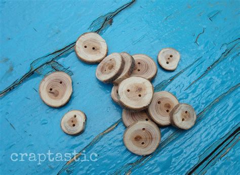 CRAPTASTIC: DIY Wood Buttons!