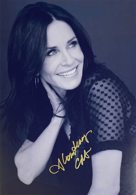 Autograph Signed Courteney Cox Photo