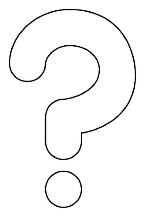 Ponto De Interrogação Desenho - 25+ Desenhos de Ponto de Interrogação para Imprimir e Colorir