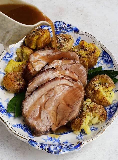 Air Fryer Pork Shoulder with Crackling - Supergolden Bakes