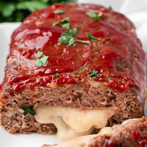mozzarella stuffed meatloaf  heart naptime