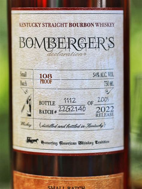 Bomberger's Declaration Bourbon (2022) Review - Bourbon Culture