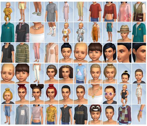 full list   sims  growing  items cas  build