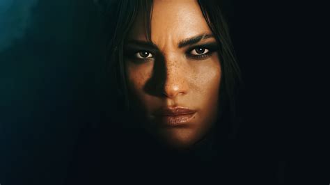 Panam Palmer, video game characters, looking at viewer, video game