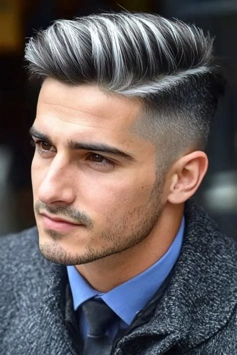 20 Stylish Men Hair With Highlights