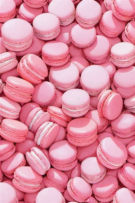 colorful macarons desert soft pastel color stock photo image