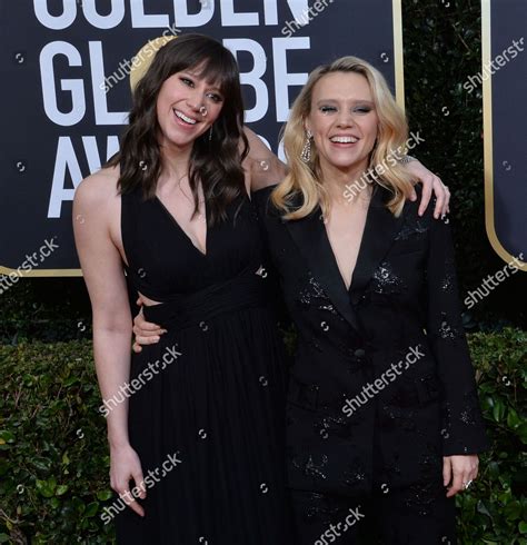 Lr Emily Lynne Kate Mckinnon Attend Editorial Stock Photo - Stock Image