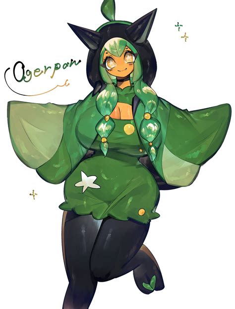 Ogerpon🧡💚🖤 by Togetoge | Ogerpon | Know Your Meme