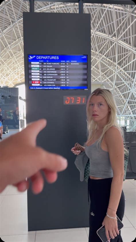 Biagio Lazaric | Her flight got cancelled ️😂 @kylayesenosky | Instagram