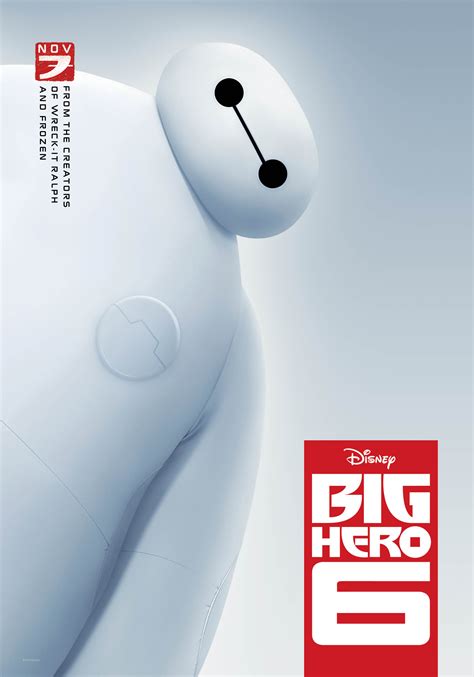 BIG HERO 6 Posters Featuring the Big, Adorable Robot Baymax