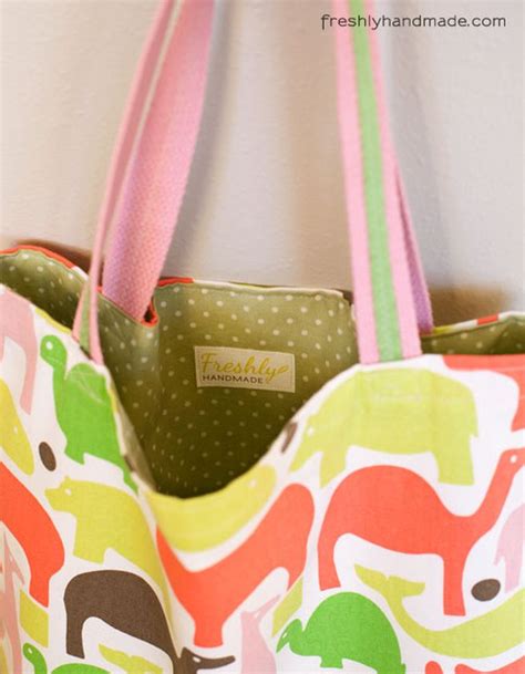 lined tote bag tutorial  tutorialnet