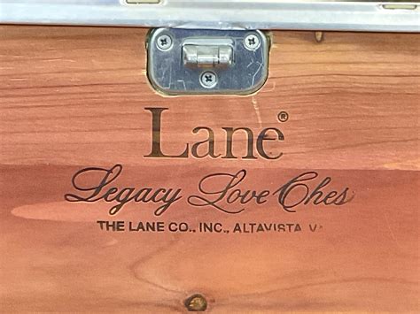 Lot - Vintage Lane Legacy Love Series Cedar Lined Chest