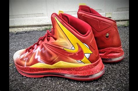 Nike LeBron X Custom By Mache (Flash) - Sneaker Freaker