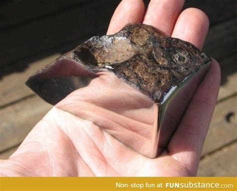 cut  polished meteorite funsubstance