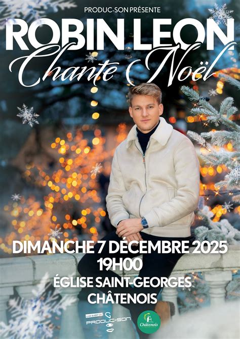Robin Leon chante Noel : Concert Chanson variete a Chatenois