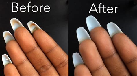 how to clean under acrylic fingernails