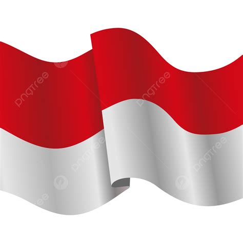 Indonesian Flag Vector Design Images, Indonesian Red And White Flag ...