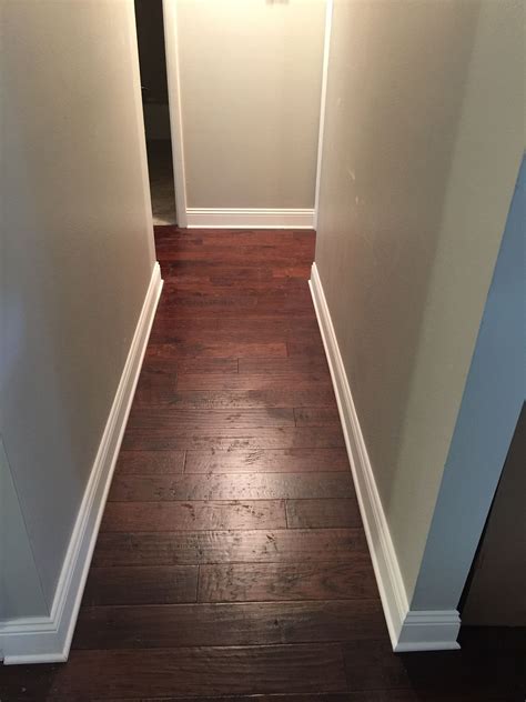 5 Inch Baseboards - Hallway Remodel