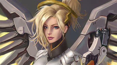Mercy Overwatch 2 Artwork 4k Wallpaper,HD Games Wallpapers,4k