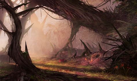 Concept art for Gisher's Flower world by Tomislav Jagnjic : r ...