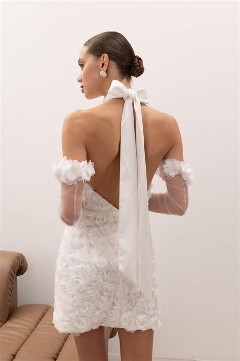 Mini Bridal Dress, Custom Short Wedding Dress, Second Wedding Dress