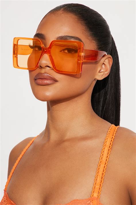 Jersey Shore Weekend Sunglasses - Orange | Fashion Nova