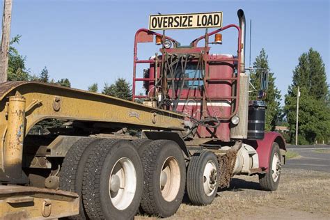 Oversized Load stock image. Image of transportation, trailer - 1032145