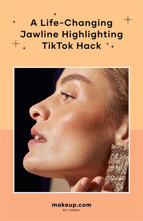 Jawline Highlight TikTok Hack | Makeup.com by L'Oréal | Makeup tips