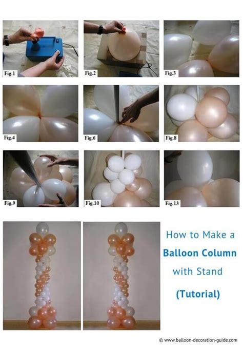 How to Make a Balloon Column with Stand [DIY, with Images]