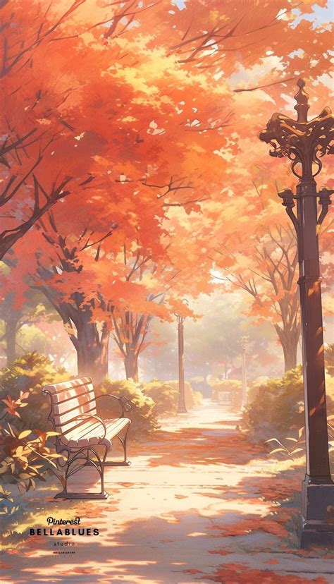 "Cozy Fall Vibes: Scenic Wallpaper" | Графические постеры ...