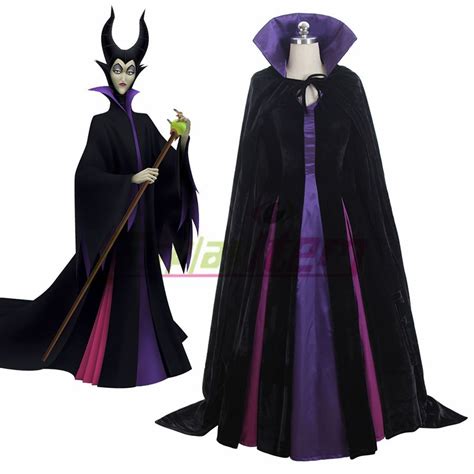 MALEFICENT from Sleeping Beauty Dress Costume Halloween cosplay Costume ...