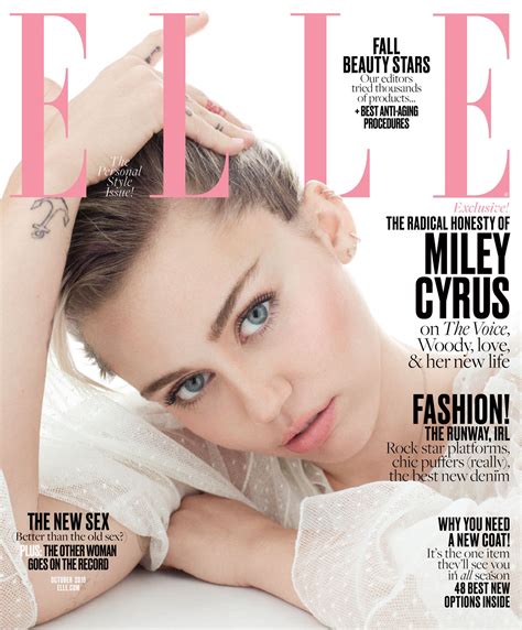 Miley Cyrus Elle Photoshoot 2022