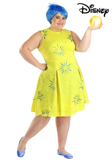 Plus Size Disney and Pixar Inside Out Women's Joy Costume | Disney Costumes