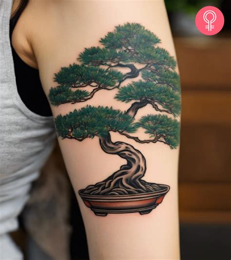 8 Innovative Bonsai Tree Tattoo Designs With Meanings