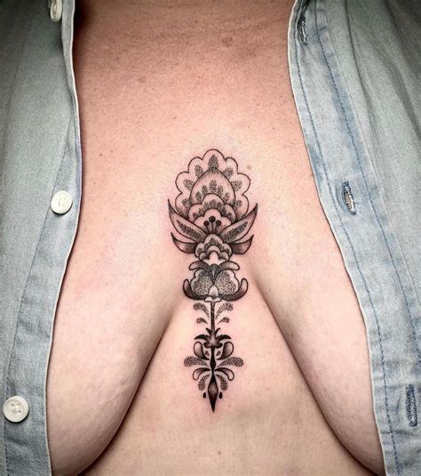 Sternum tattoo by the... - Rebel Muse Tattoo Studio