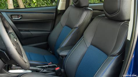 2017 Toyota Corolla SE (Blue Crush Metallic) - Interior, Front Seats ...