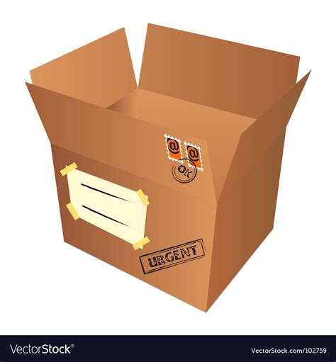 mail package royalty  vector image vectorstock