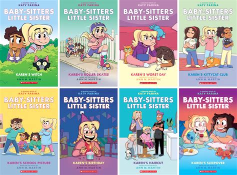 Baby-Sitters Little Sister Graphic Novels Series (Books 1-8 Set