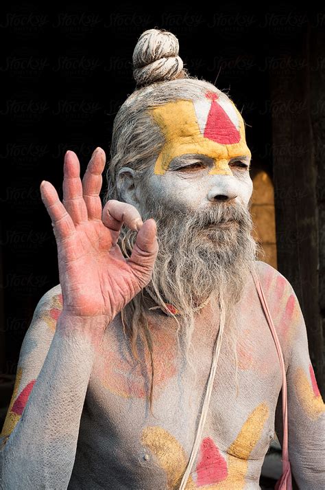 portrait   sadhu   temple  stocksy contributor bisual studio