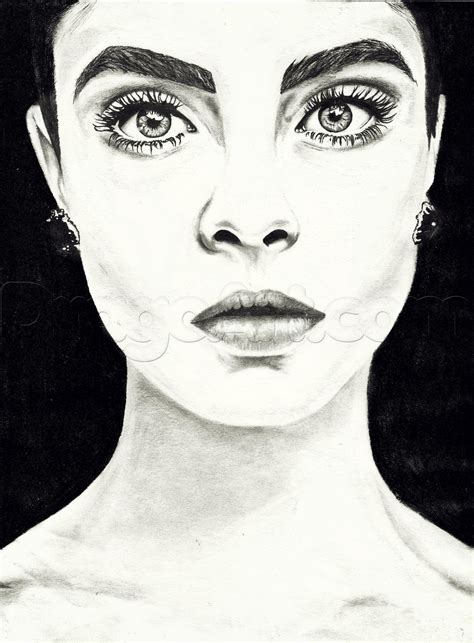 portrait drawing easy  paintingvalleycom explore collection