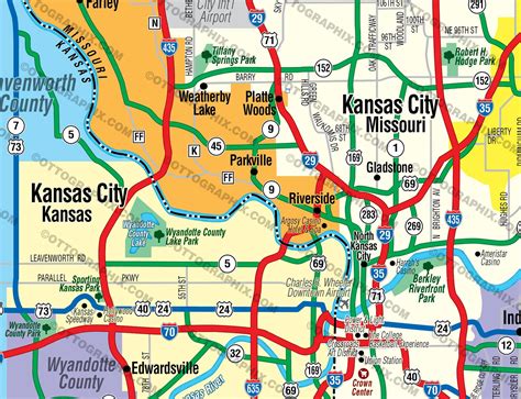 Kansas City Metro Map – Otto Maps