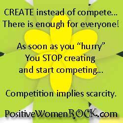 positive women create  compete  whats   positive