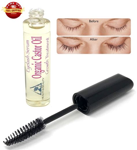 Castor Oil Stimulate Eyelash Growth Serum Cold Pressed Organic - Etsy