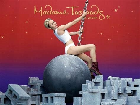 Madame Tussauds Las Vegas Unveils Miley Cyrus 'Wrecking Ball' Sculpture