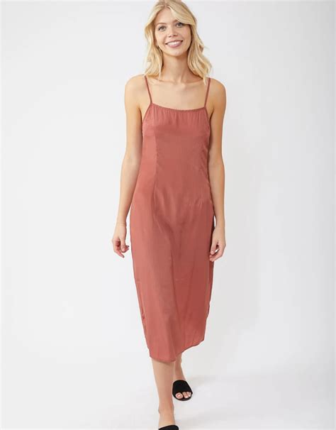 Rusty Porter Midi Dress Terracotta - Atlantic Surf Shop